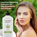 Hemp Heaven Peppermint Foot Cream Infused with Hemp Seed Oil - Hydrating Care for Dry Cracked Feet - 18oz