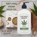 Hemp Heaven Natural Hemp Seed Oil Unscented Body Lotion  Moisturizing  Soothing Skincare ParabenFree for Sensitive Skin with 18 Oz