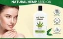 NEW & IMPROVED Pure Hemp Seed Oil Body Lotion - Pear Blossom Scent, Moisturizing & Soothing for All Skin Types, Enriched with Vitamins & Omegas, Fresh