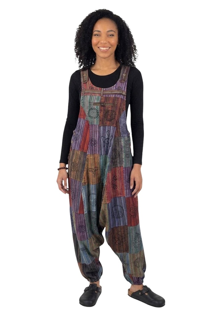 Patchouli Overalls — Patchwork — product photo