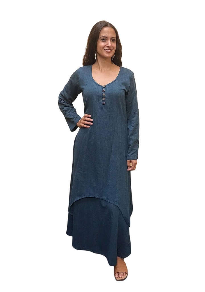 Olivia Maxi Dress — Teal — product photo