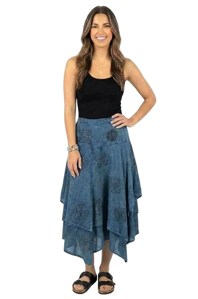Shasta Skirt — Teal — product photo