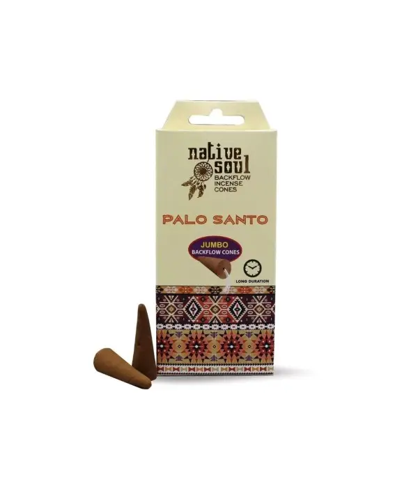 Native Soul Palo Santo backflow incense cones