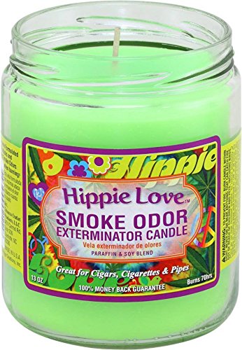 Smoke Odor Exterminator 13 Oz Jar Candles Hippie Love