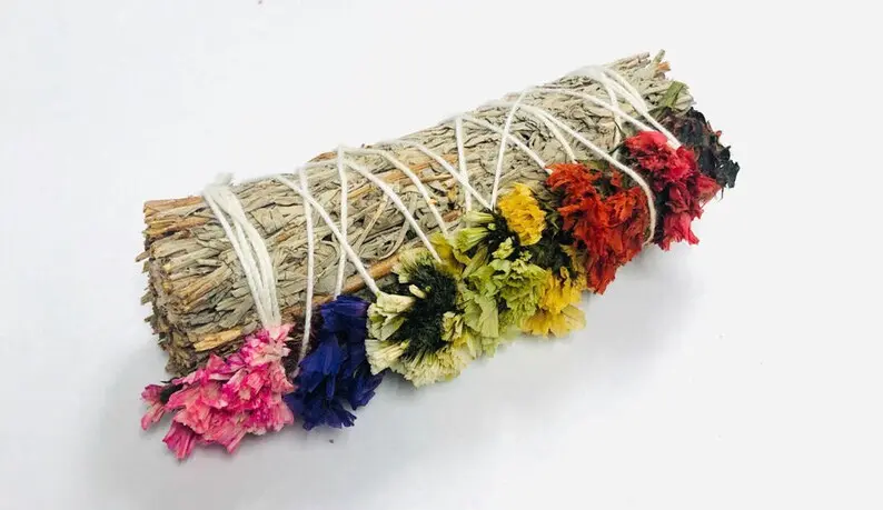White Sage and flowers