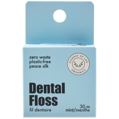 Biodegradable Zero Waste Silk Floss — Cool Mint
