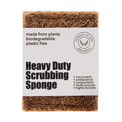 100% Plant-Based Heavy Duty Scrubbing Sponge