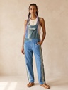 Indica Overalls — Turquoise Stripe