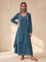 Olivia Maxi Dress — Teal