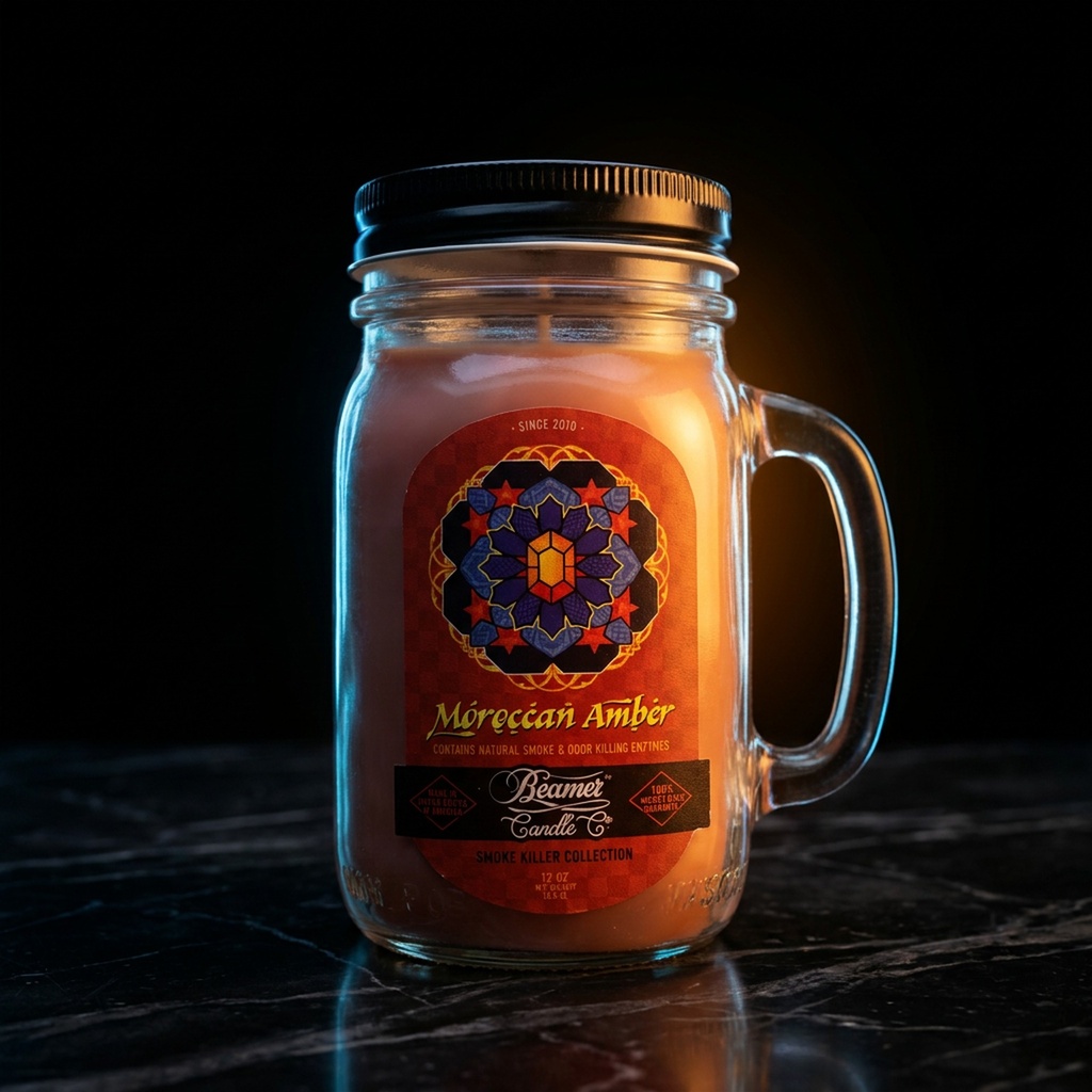 Beamer Candle Co 12oz-Moroccan Amber