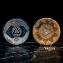 Soapstone Colour Etched Chakra Incense Holders