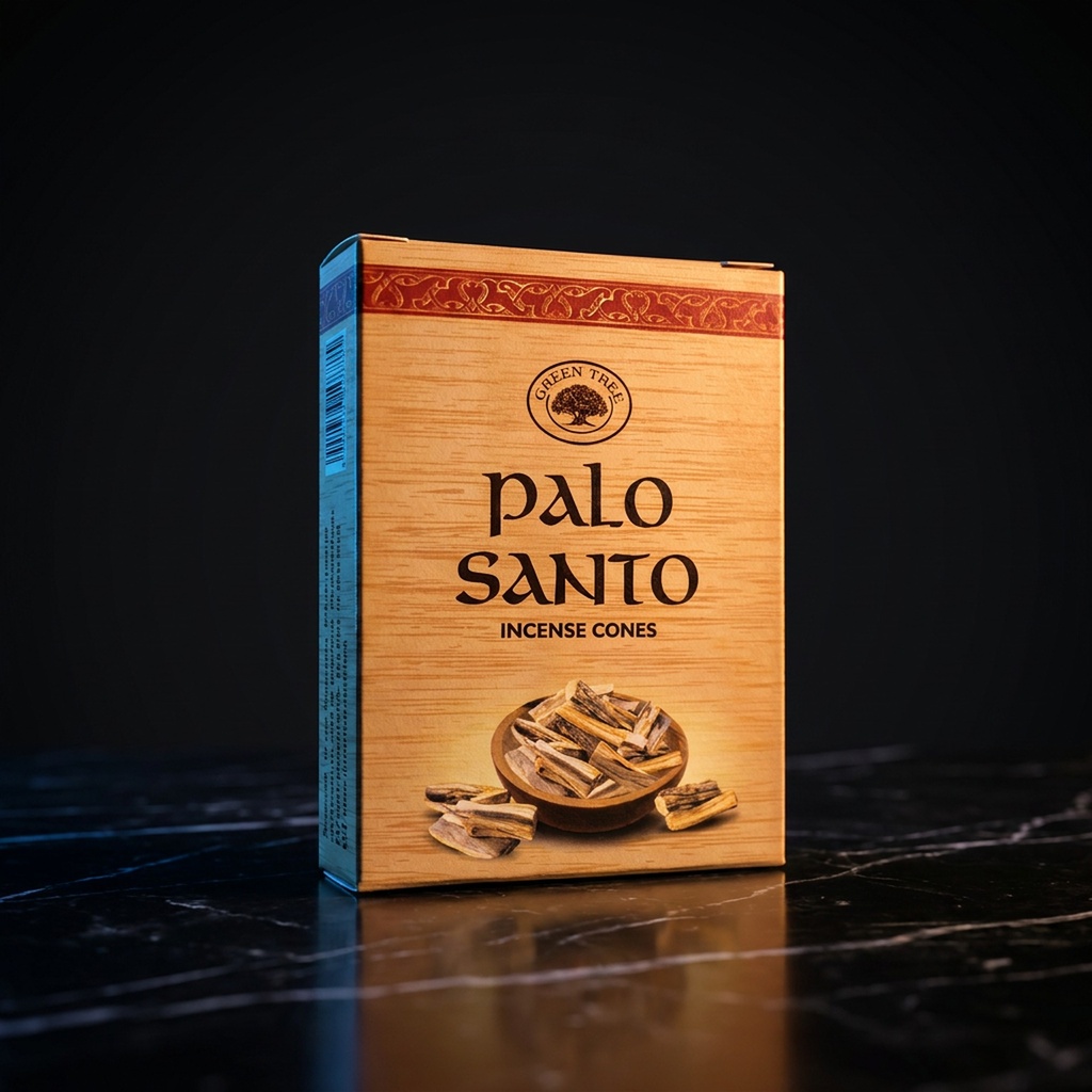 Green Tree-Palo Santo Cone Incense-10 Pack