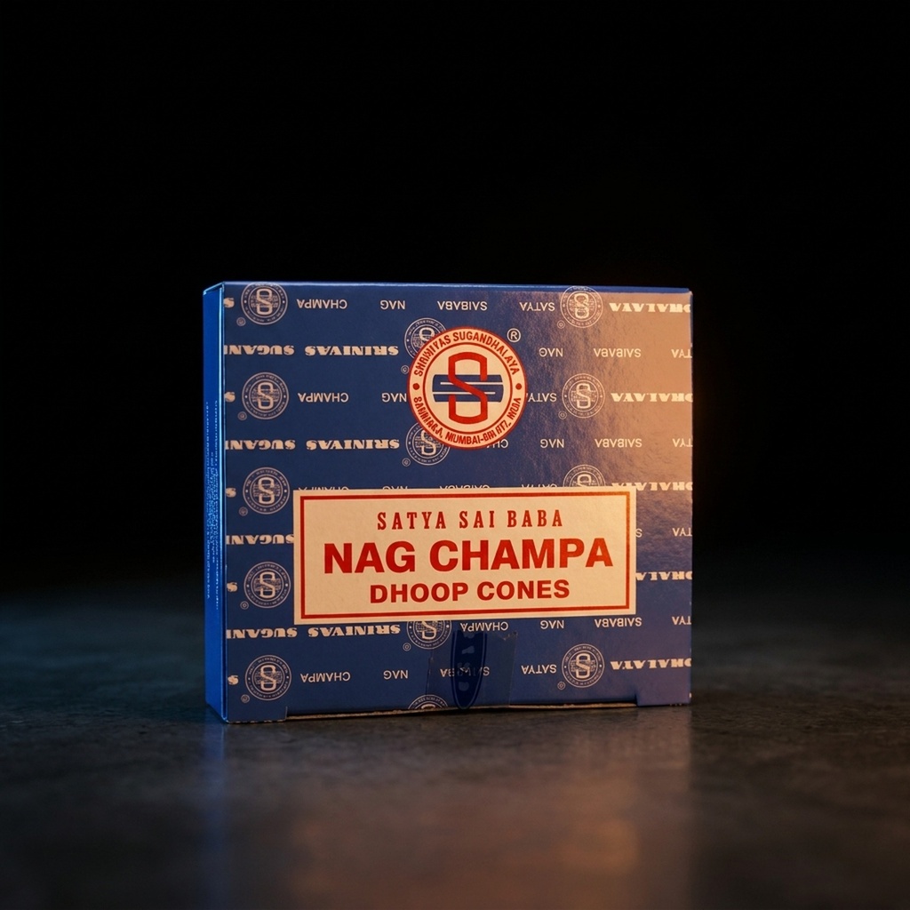 Satya- Nag Champa Cone Incense - 12 Pack